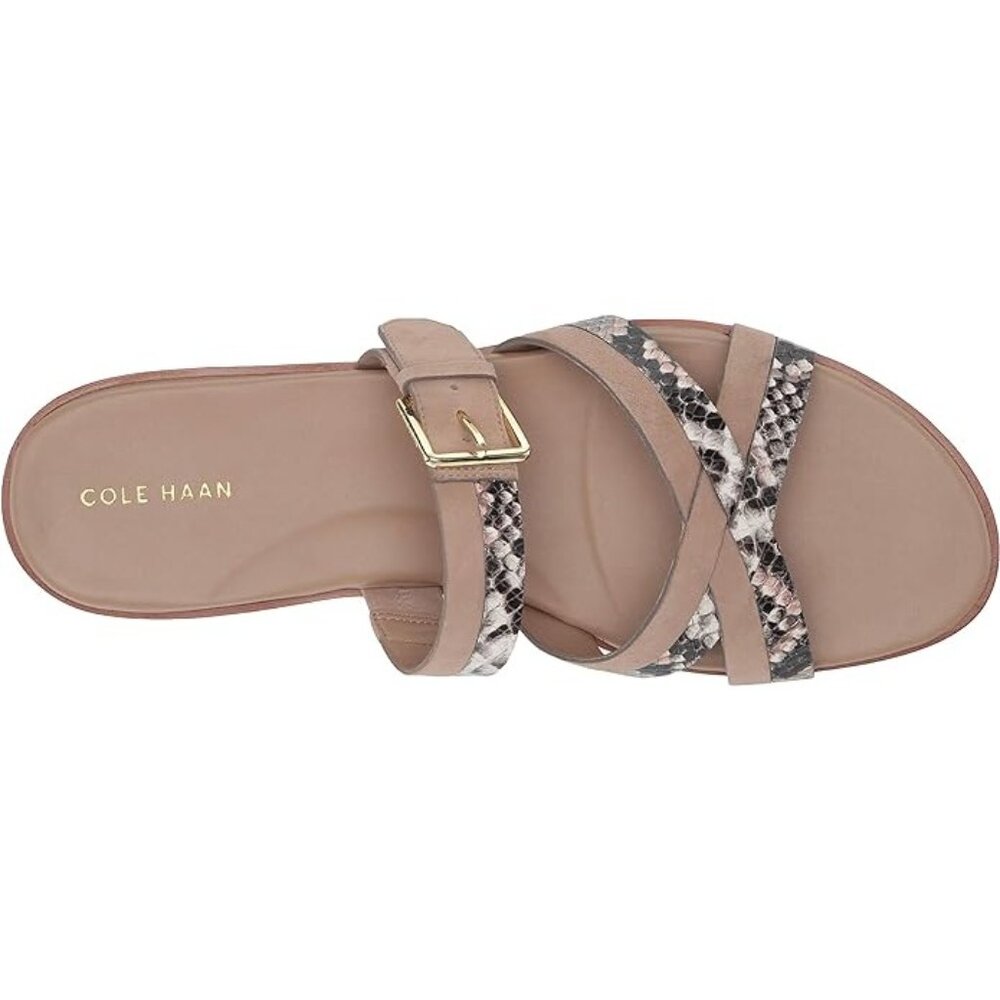Cole Haan Women's Python-Print Fairen Grand Slide Flat Sandals Size 7.5 B - Picture 6 of 16